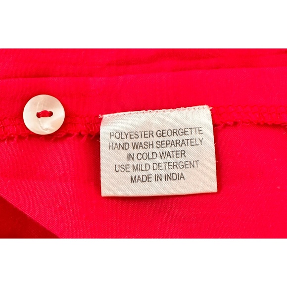 Global Desi Multicolor Patch Print V-Neck Maxi Dress w/ Side Split, S - Picture 8 of 11